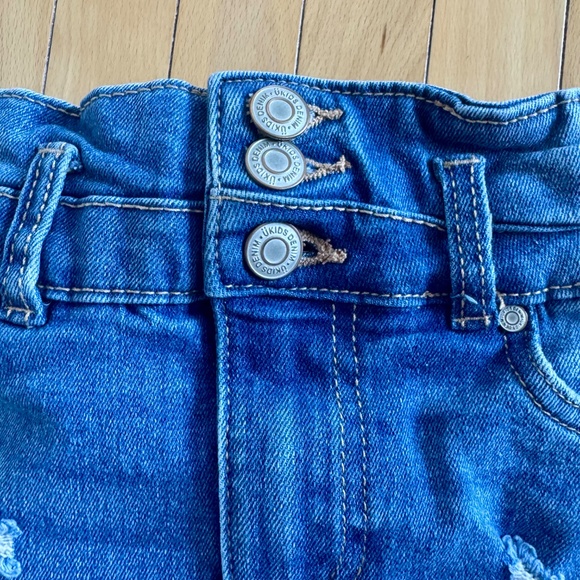 3 for$14 Blue Denim Kids Shorts Urban Kids Size 4 Elastic Waist and Zipper Fly - Picture 4 of 10